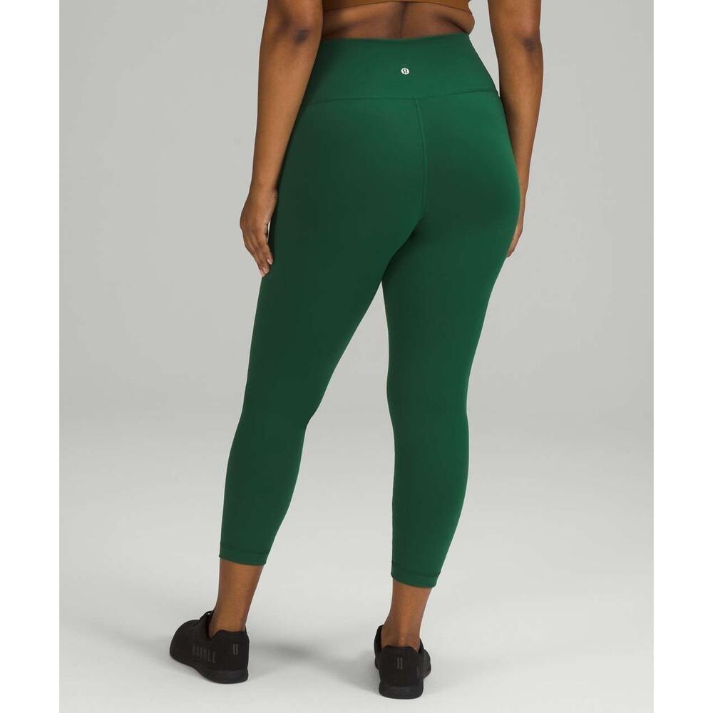 Lululemon Wunder Train High-Rise Tight 25" Everglade Green Size 2